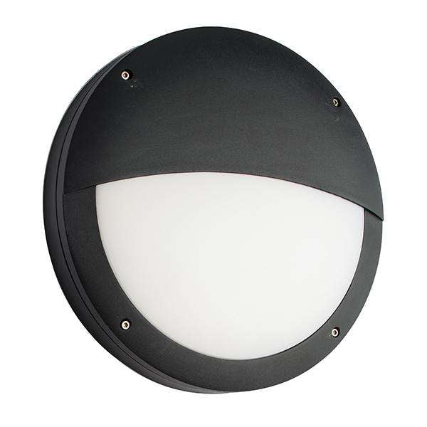 Armstrong Lighting:LUIK BLACK EYELID BULKHEAD CASING IP65