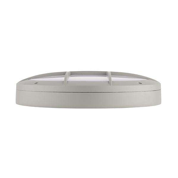 Armstrong Lighting:LUIK GREY GRILL BULKHEAD CASING IP65