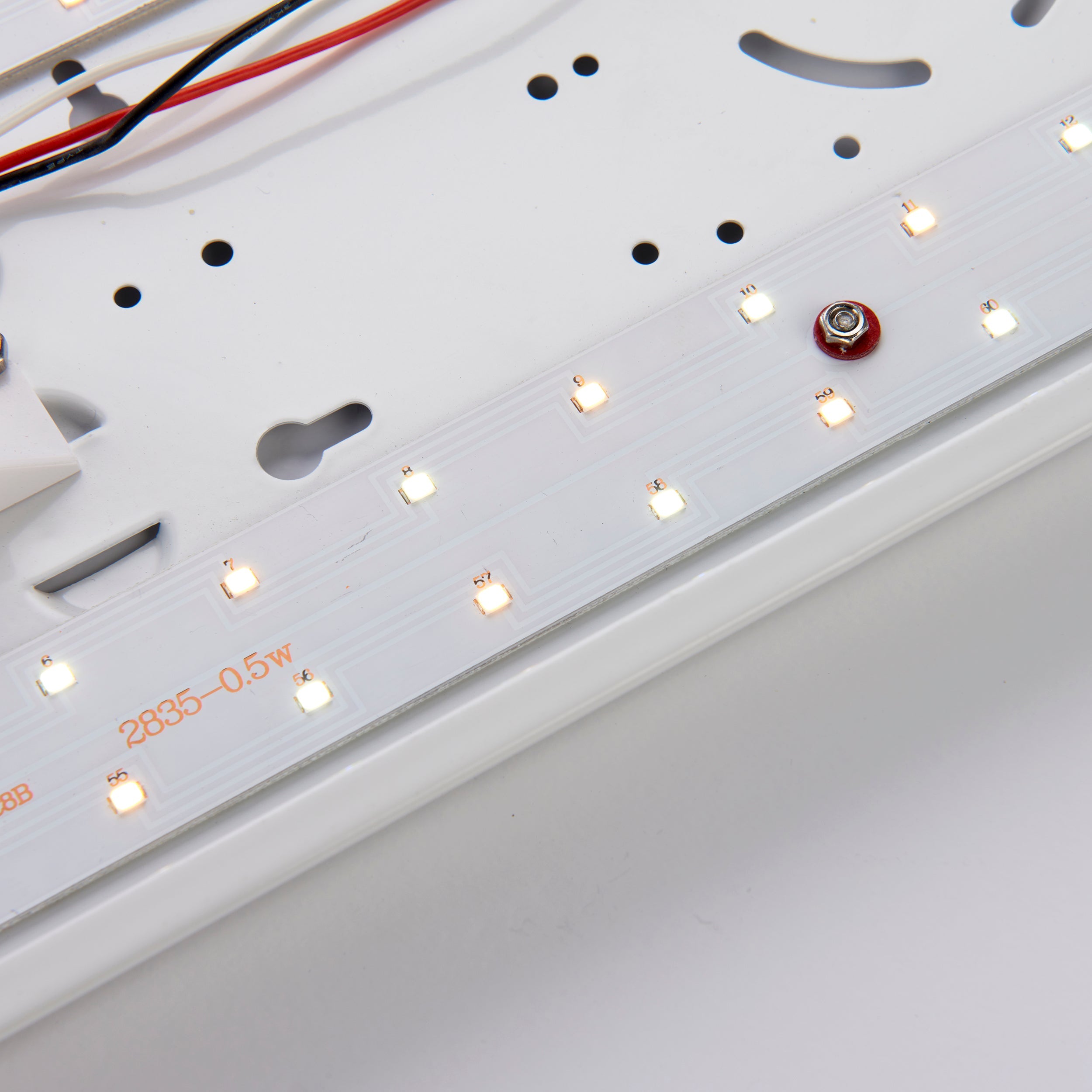 Dual LED 5ft 30W/58W Tri Coloured LED Batten. Emergency Version