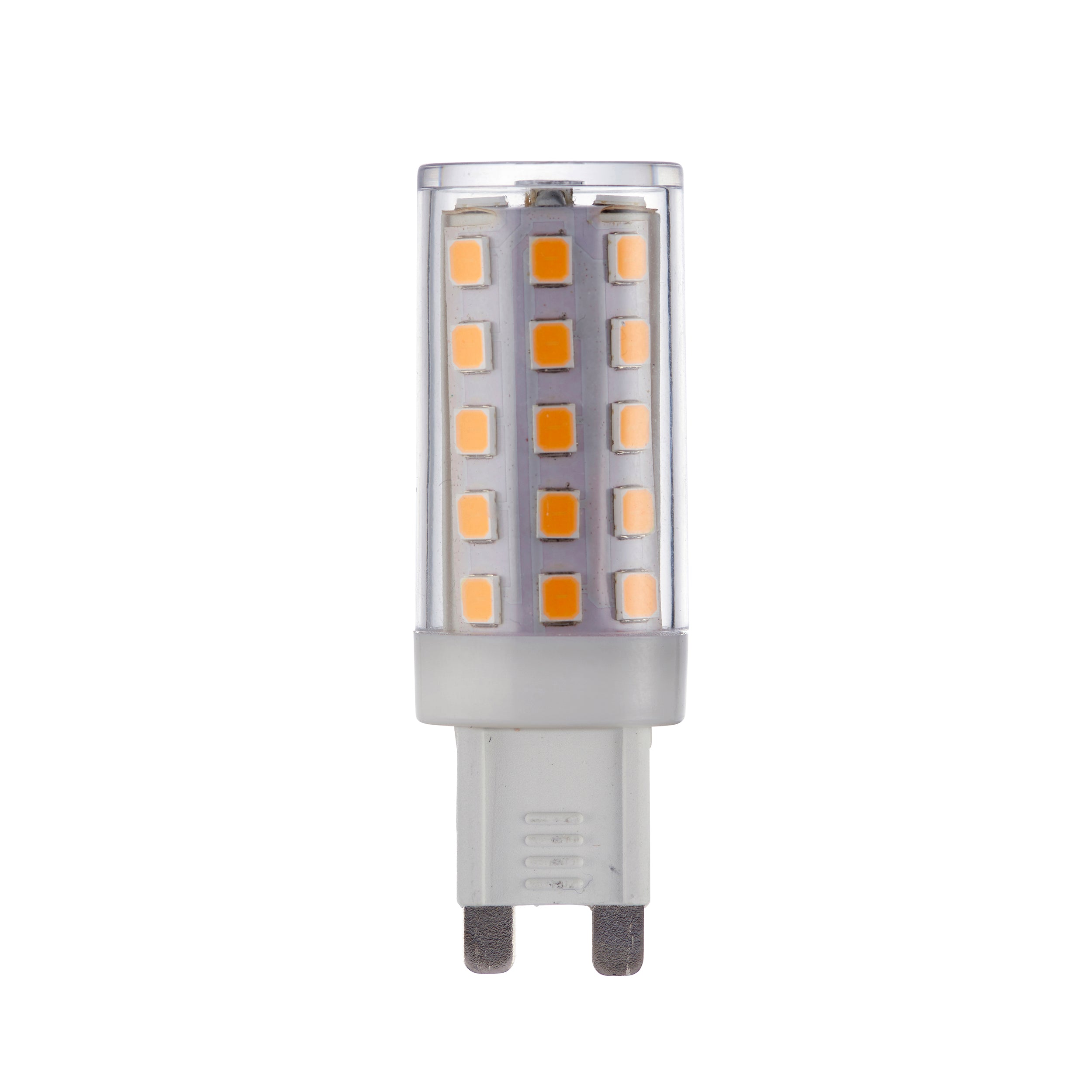 G9 LED bulb capsule. Warm White 3000K 4.8W 470lm. Dimmable