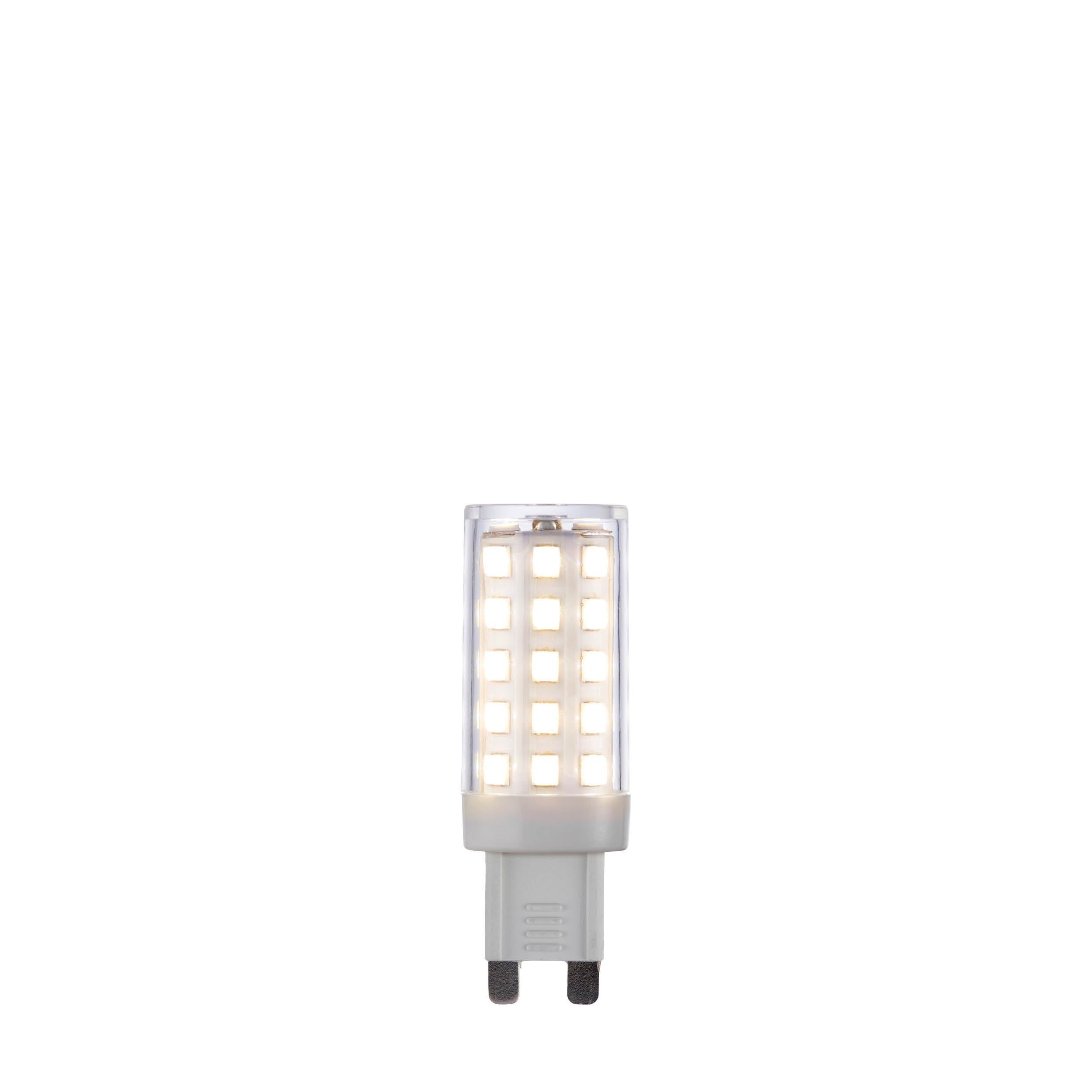 G9 LED bulb capsule. Cool White 4000K 4.8W 470lm. Dimmable
