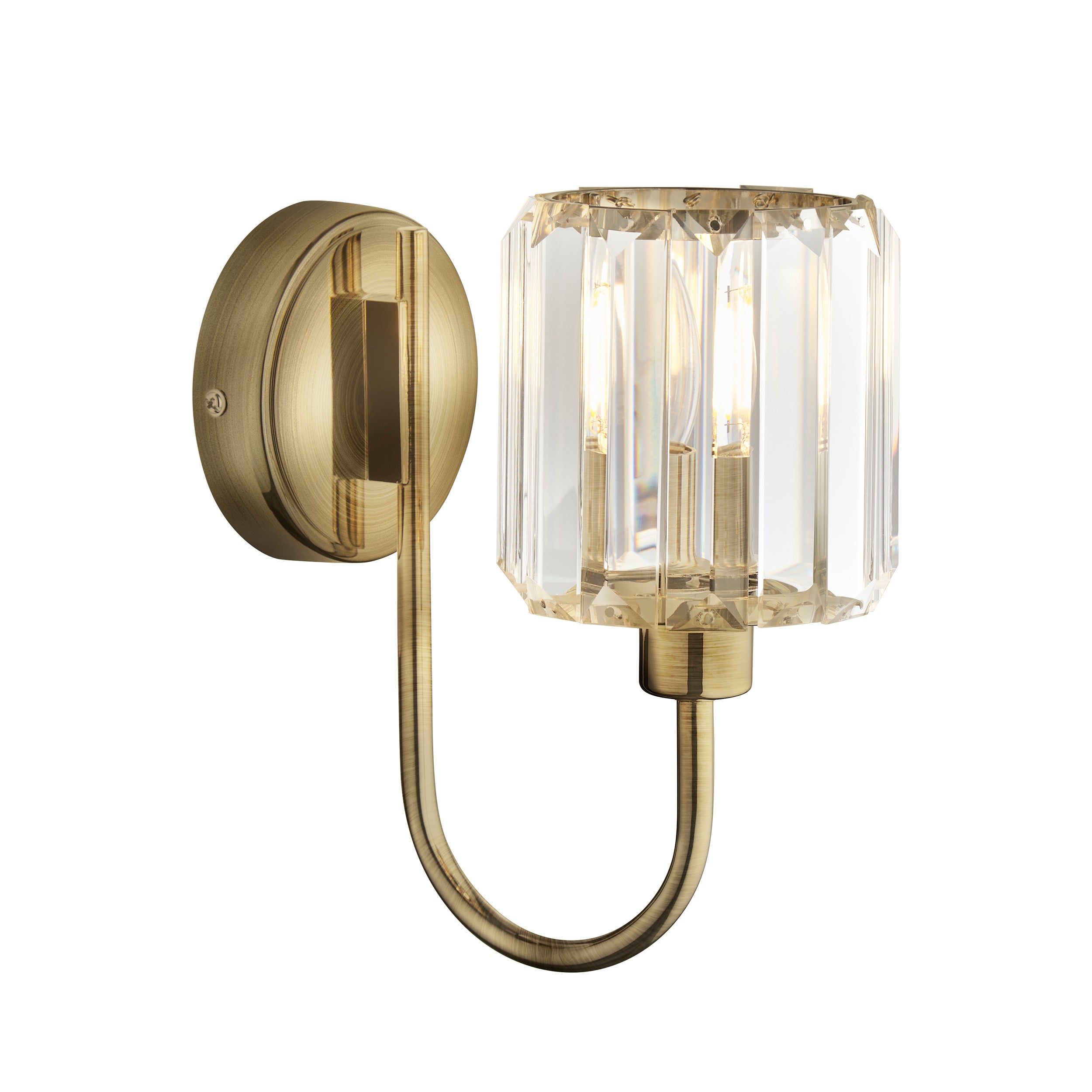 Berenice Sophisticated Antique Brass Wall Light