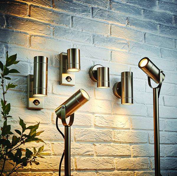 Armstrong Lighting:Optimus 2 Wall Light in Stainless Steel