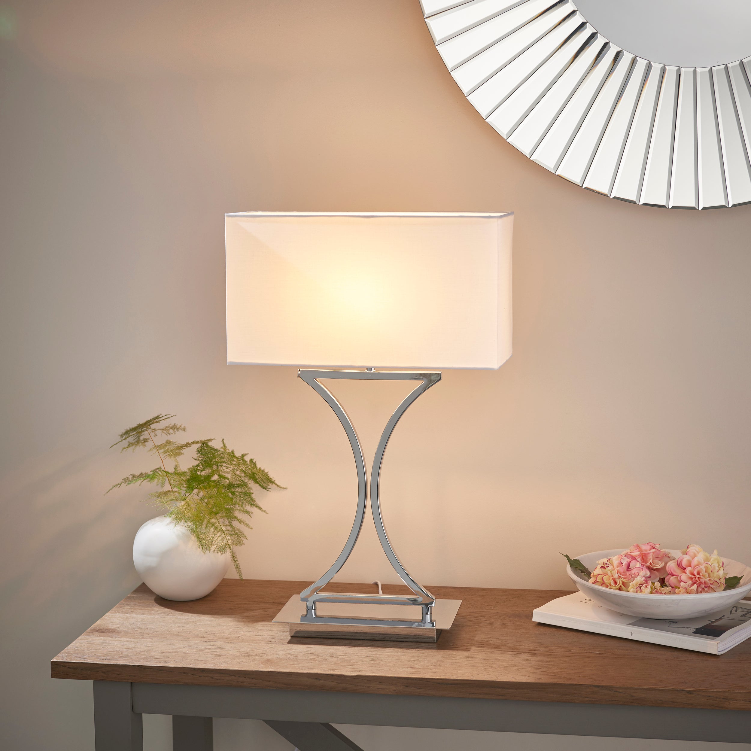 Epalle Chrome Table Lamp
