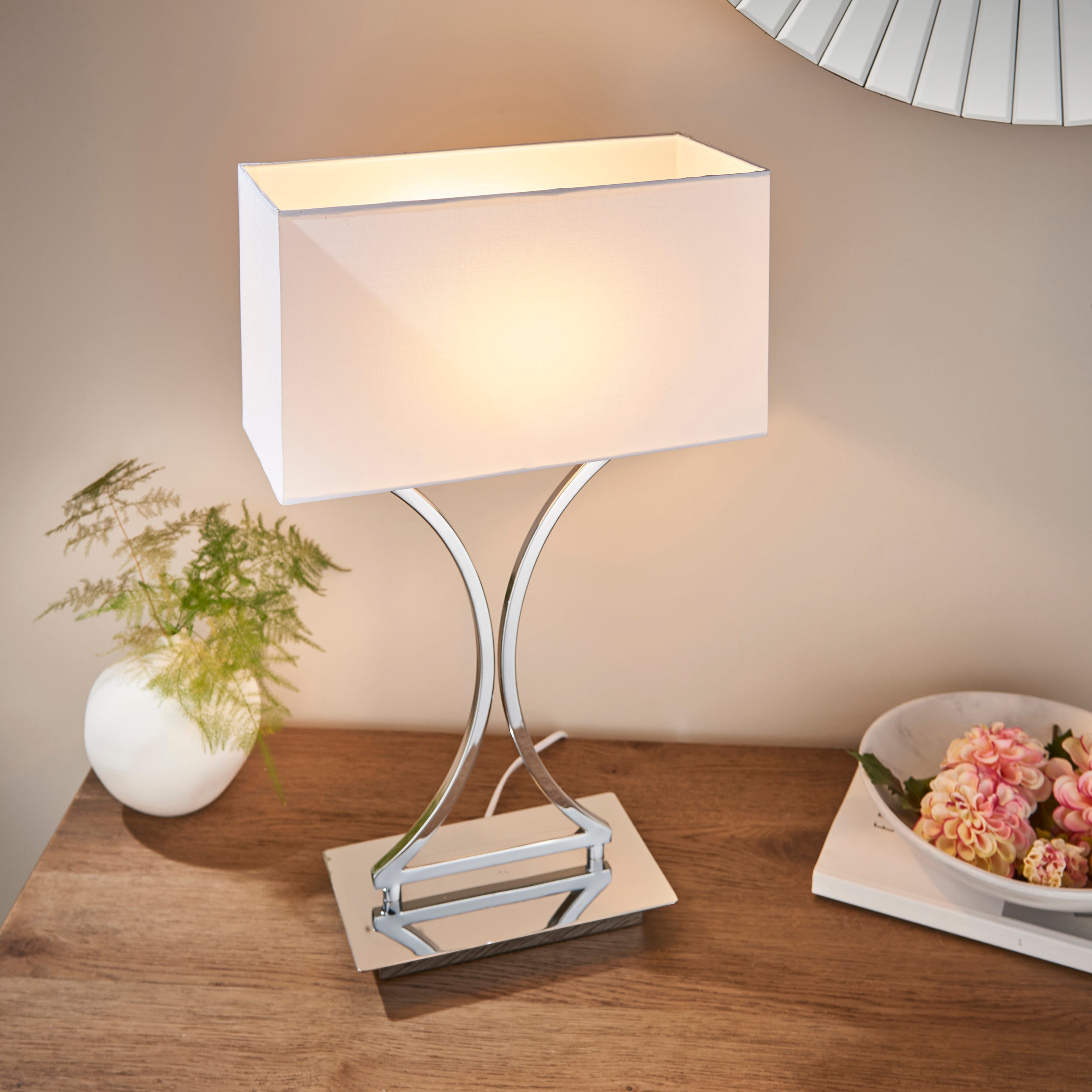 Epalle Chrome Table Lamp