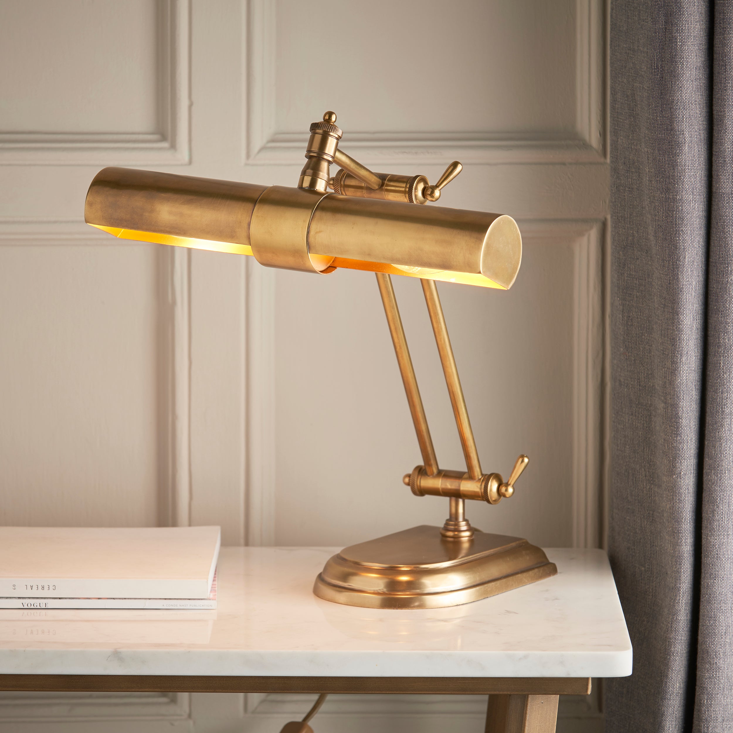Winchester Stylish Brass Table Lamp