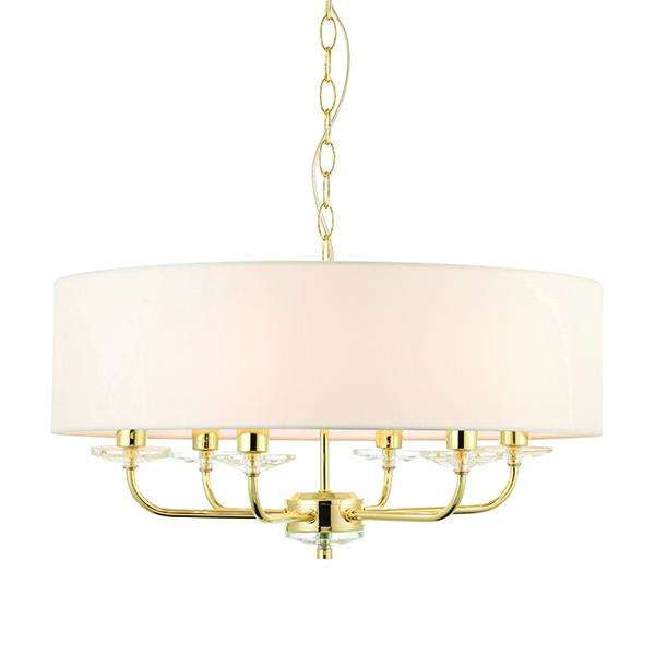 Armstrong Lighting:Nixon 6 Light Brass Pendant