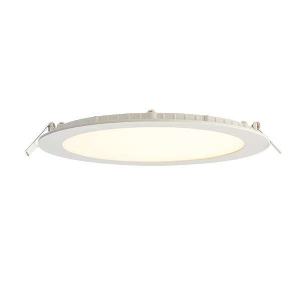 Armstrong Lighting:SirioDISC 18W Round LED Panel. Warm White