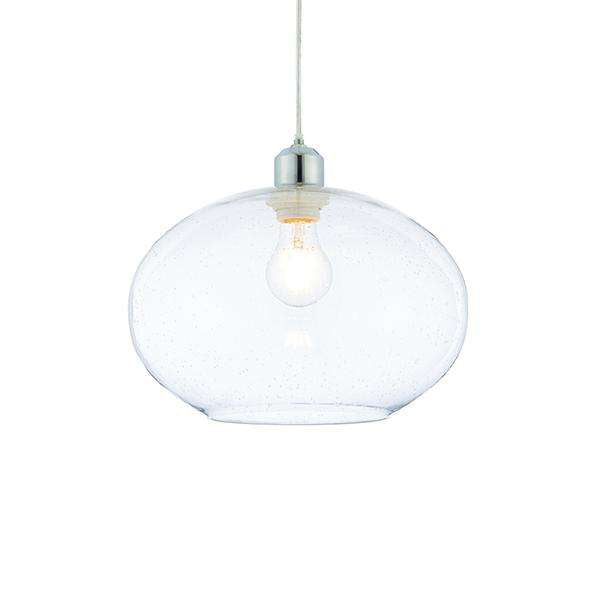 Armstrong Lighting:Dimitri Pendant Shade Clear Bubble Glass