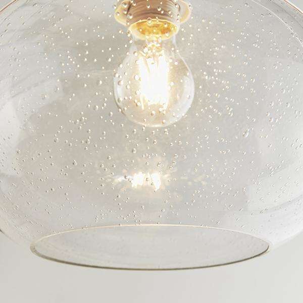 Armstrong Lighting:Dimitri Pendant Shade Clear Bubble Glass