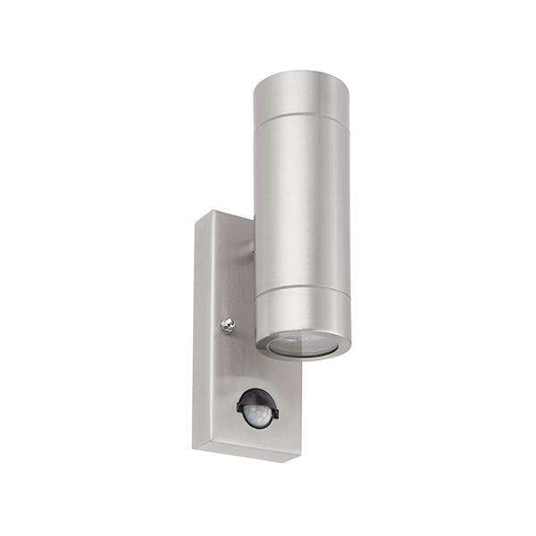 Armstrong Lighting:Optimus 2 Wall Light. Stainless Steel with Sensor