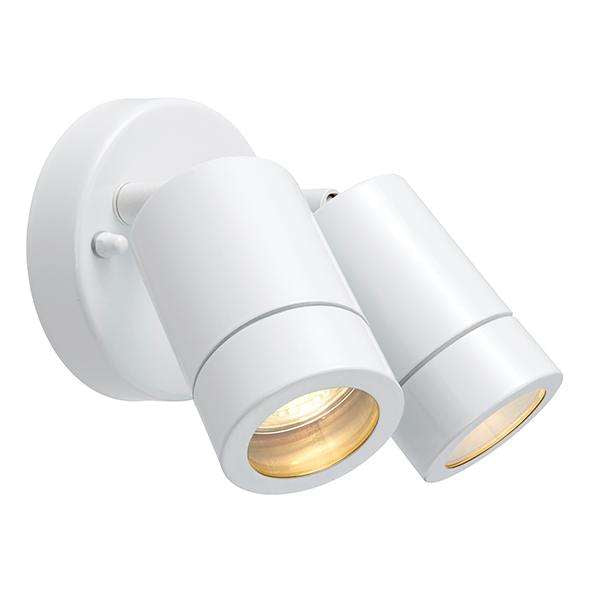 Armstrong Lighting:Optimus 2 Spotlight Wall Light. Gloss White