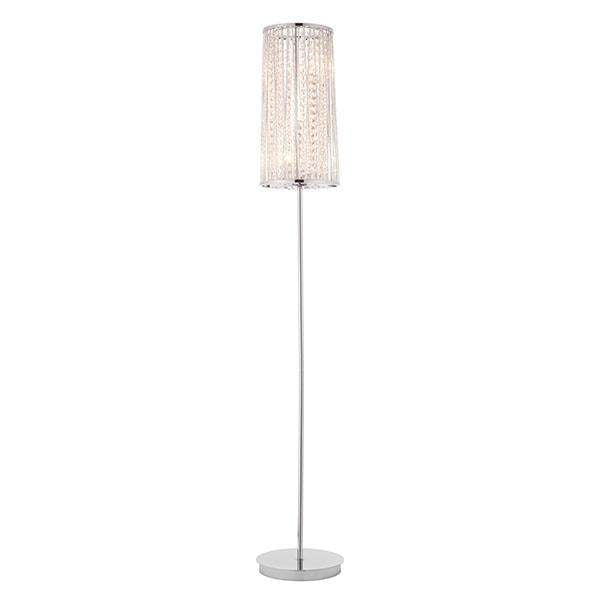 Armstrong Lighting:Sophia 3 Light Chrome Base Floor Lamp