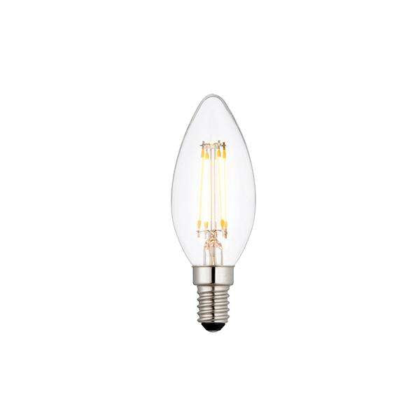 Armstrong Lighting:E14 LED FILAMENT CANDLE DIMMABLE 4W WARM WHITE