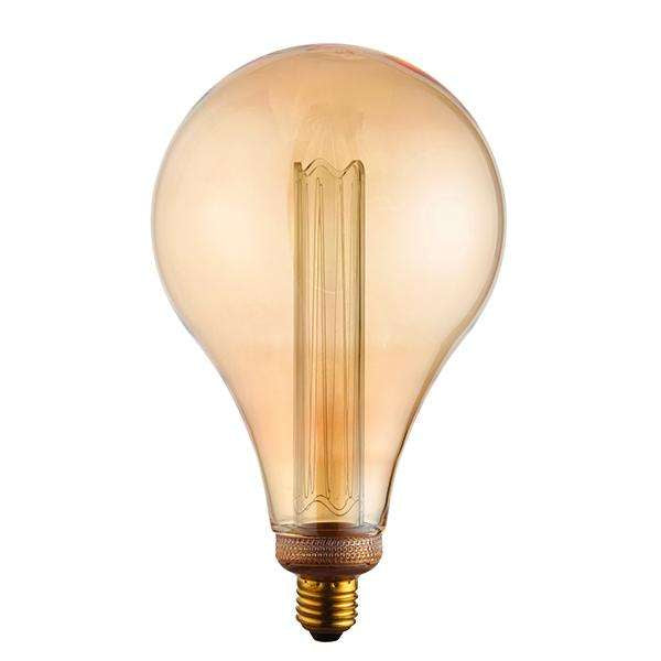 Armstrong Lighting:XL E27 LED Globe 148mm Dia - Amber