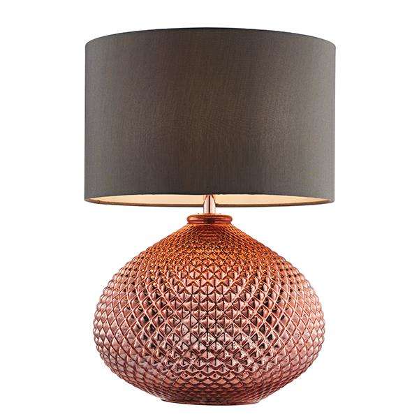 Armstrong Lighting:Livia Copper Glass Table Lamp