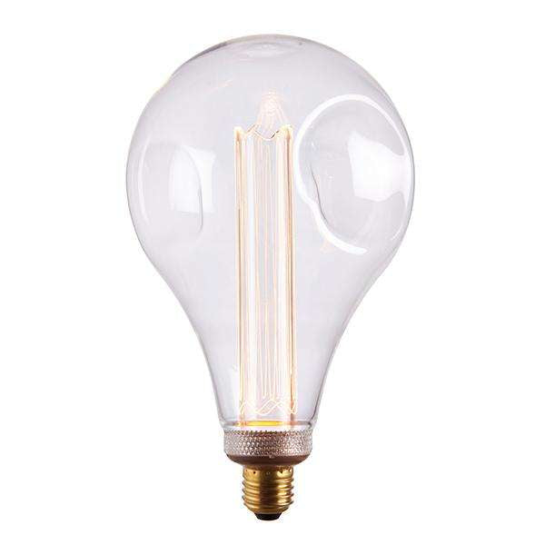 Armstrong Lighting:XL E27 LED Dimple Globe 148mm Dia - Clear