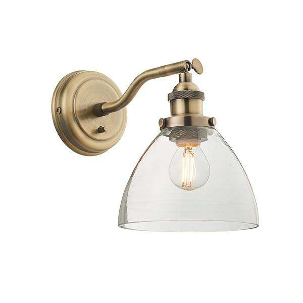 Armstrong Lighting:Hansen Antique Brass Wall Light