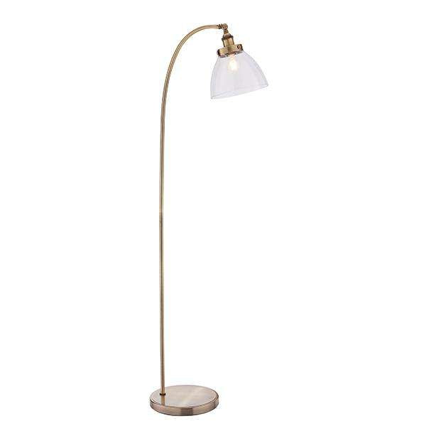 Armstrong Lighting:Hansen Antique Brass Floor Lamp
