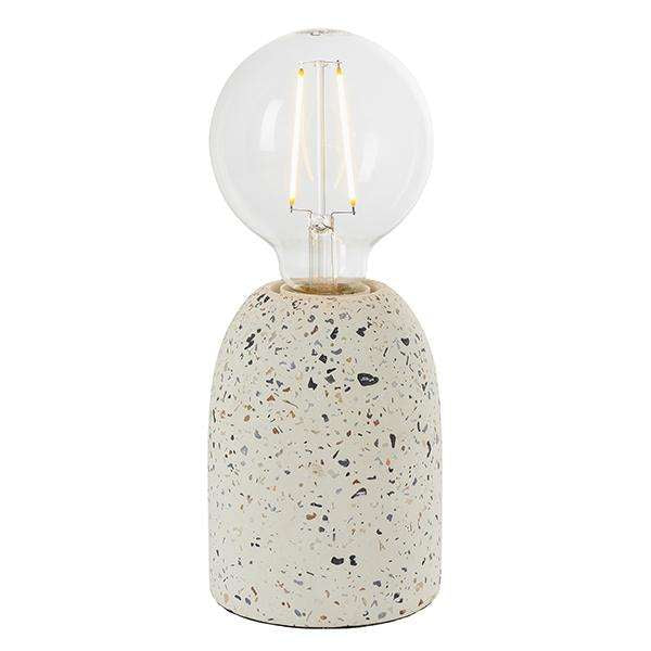 Armstrong Lighting:Terrazzo Table Lamp White