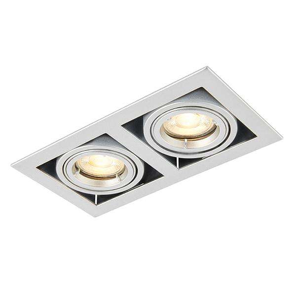 Armstrong Lighting:Garrix Twin Downlight in Silver