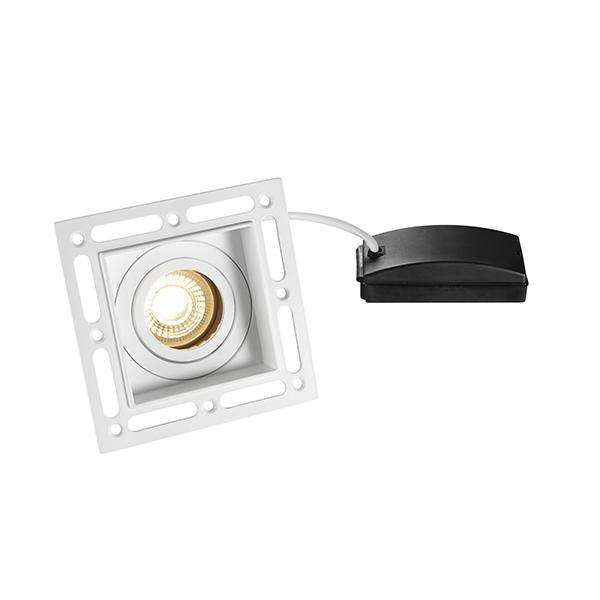 Armstrong Lighting:Plaster in Downlight. Square