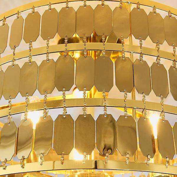 Armstrong Lighting:Eldora Gold Flush Ceiling Light