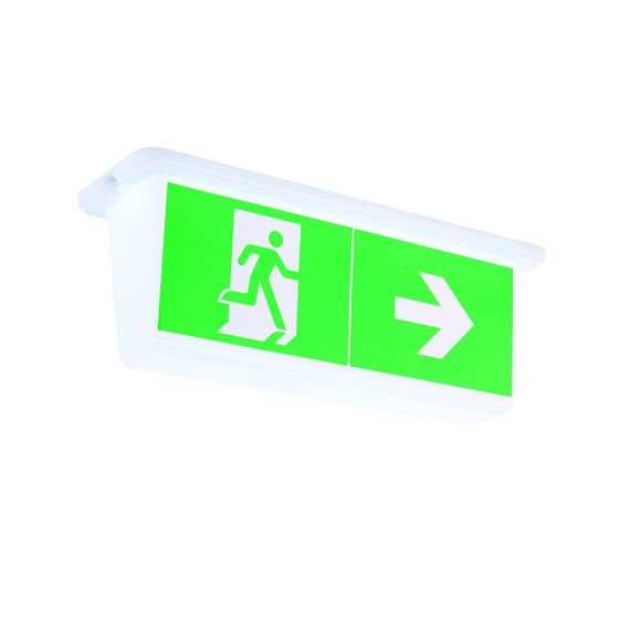 Sight Plus - Accessory  Emergency Route Wedge  Opal Polycarbonate  IP20