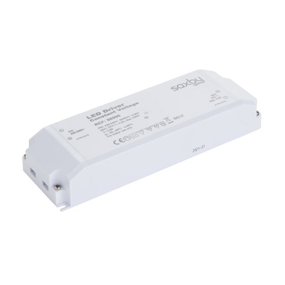 LED Driver Constant Voltage - Driver  IP20  Matt White  24V  100W