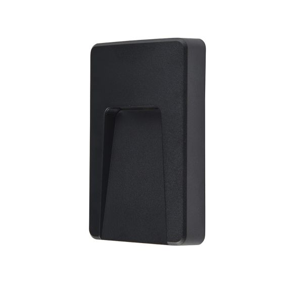 Severus CCT - Guide Light | IP65 | Gloss Black | Vertical Indirect | Non-Dimmable