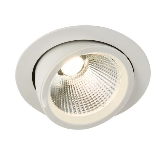 Axial Round 36W LED Recessed Matt White 3000K IP20 3500Lm