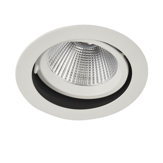 Axial Round 36W LED Recessed Matt White 4000K IP20 3800Lm