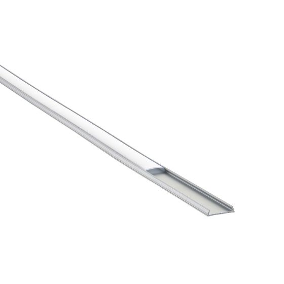 Rigel Bendable 2 Metre Aluminium Profile/Extrusion Silver Anodised