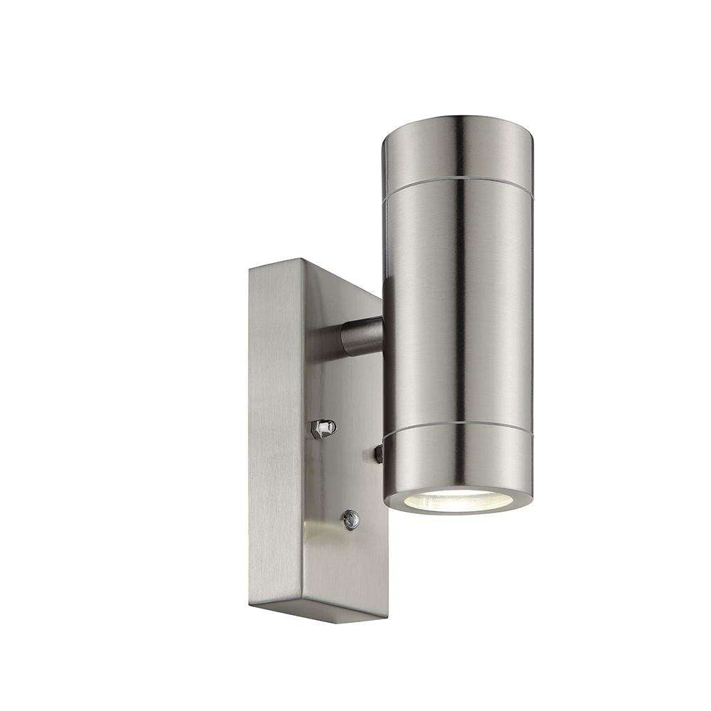 Armstrong Lighting:Optimus 2 Wall Light. Stainless Steel with Dawn to Dusk Sensor