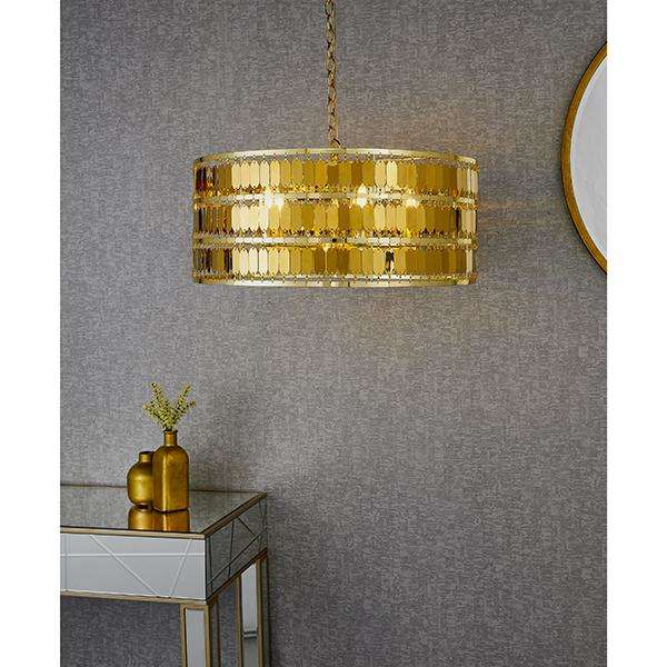 Armstrong Lighting:Eldora 5lt Pendant - Gold