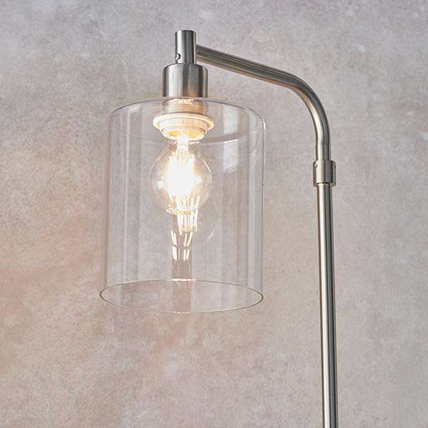 Armstrong Lighting:Toledo Brushed Nickel Floor Lamp