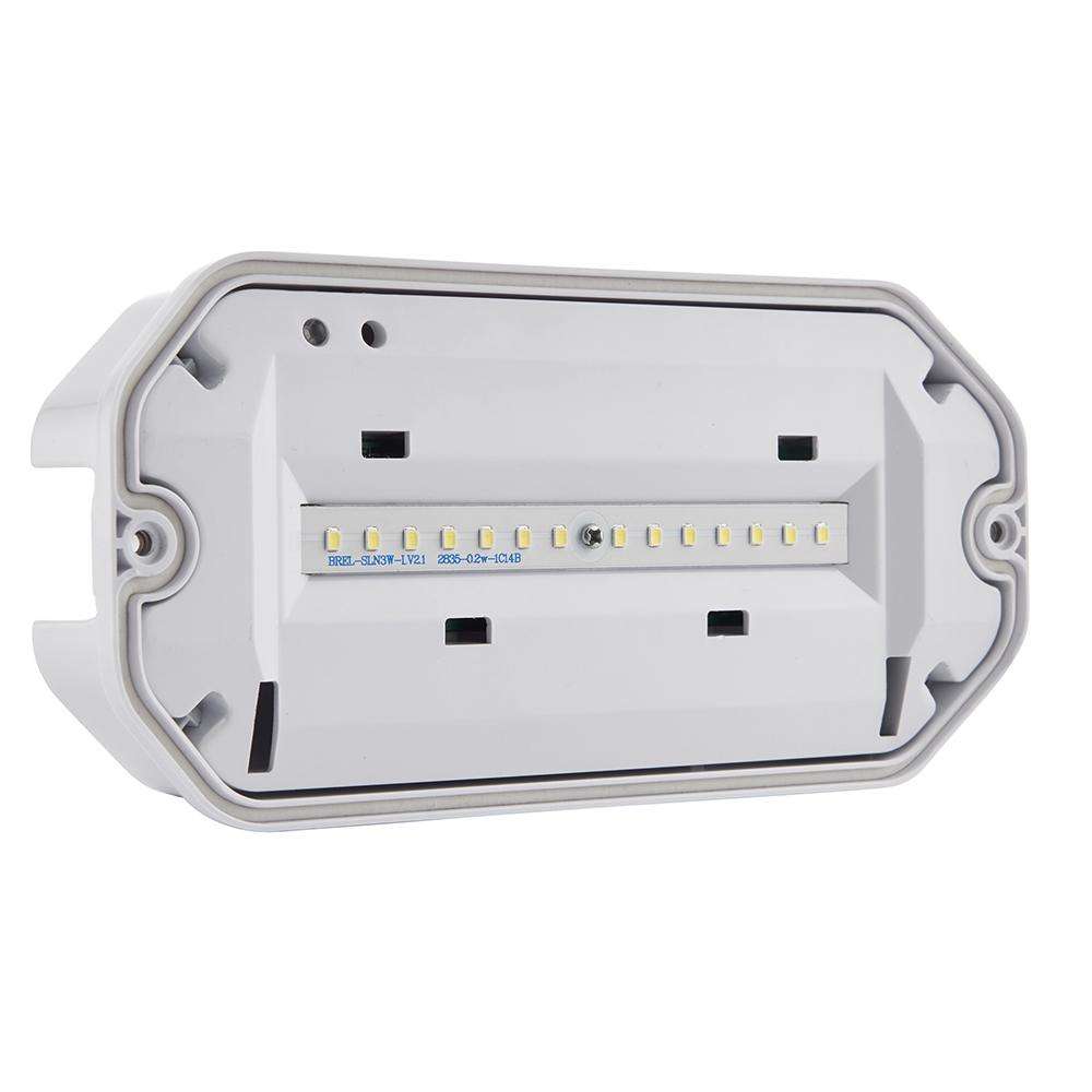 Armstrong Lighting:Sight Eco Emergency LED Bulkhead with Sign Kit