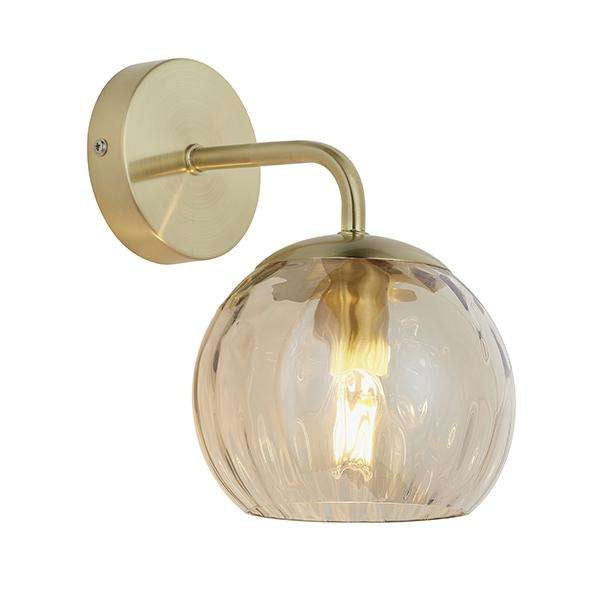 Armstrong Lighting:Dimple Brushed Brass Wall Light