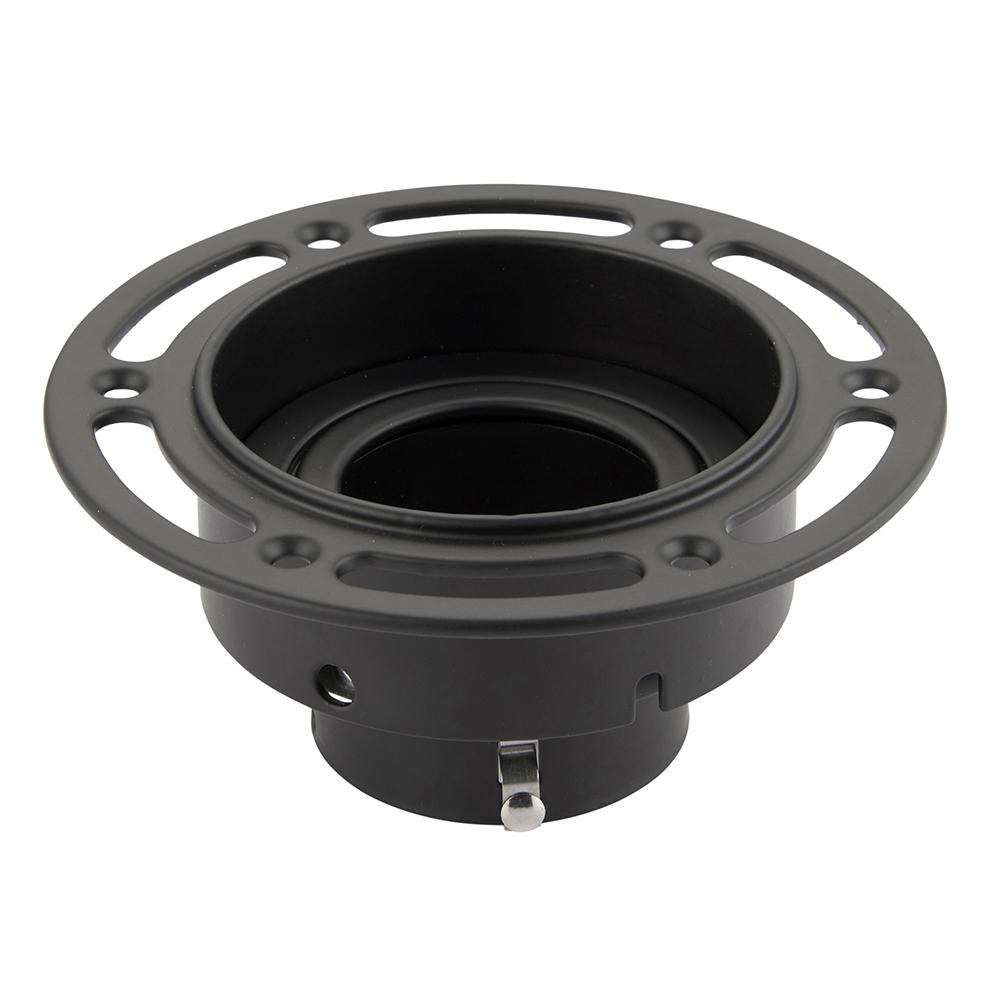 Armstrong Lighting:Plaster in Downlight. Round. Matt Black