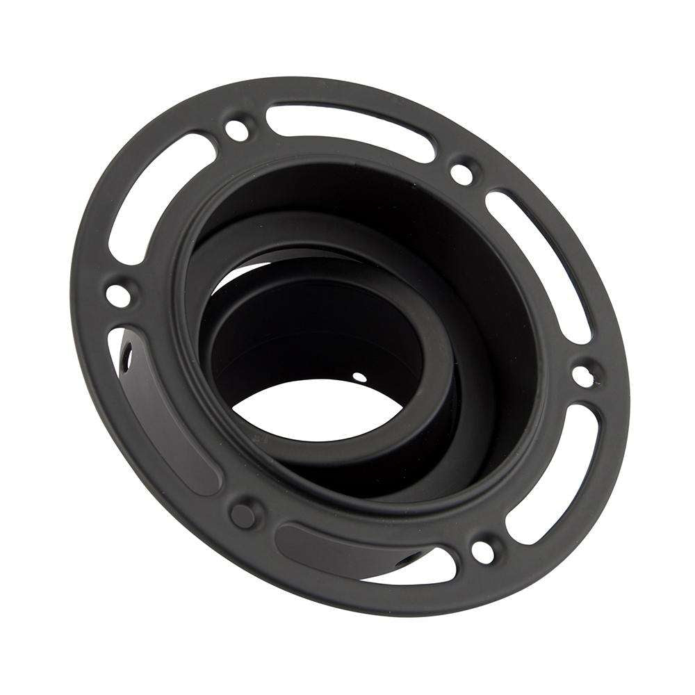 Armstrong Lighting:Plaster in Downlight. Round. Matt Black