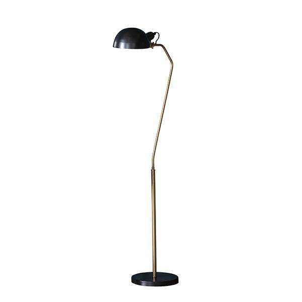 Armstrong Lighting:Largo Satin Black Floor Lamp