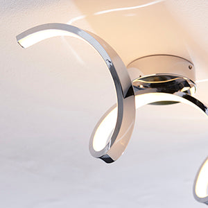 Astral Contemporary Chrome Bathroom LED Ceiling Light