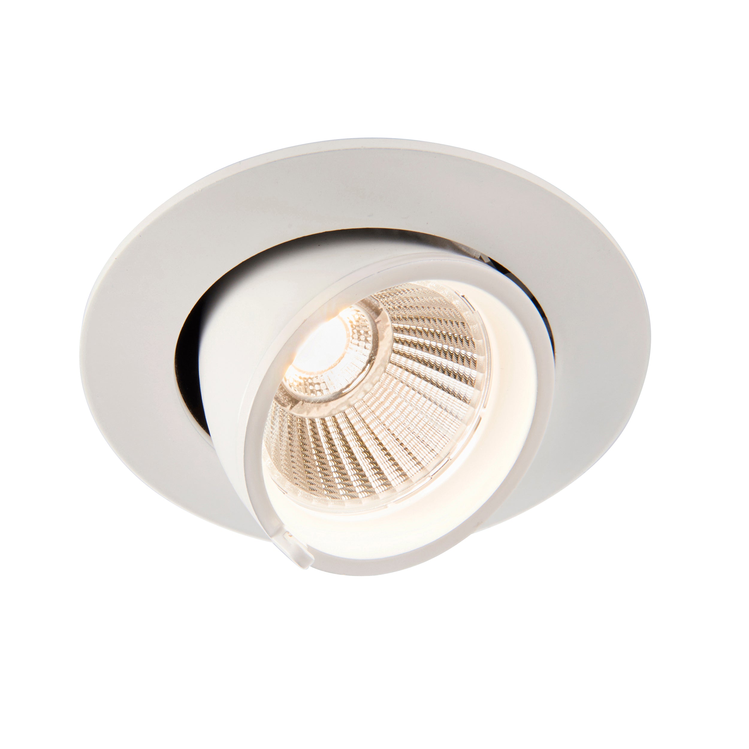 Axial Round 9W LED Recessed Matt White 3000K IP20 750Lm